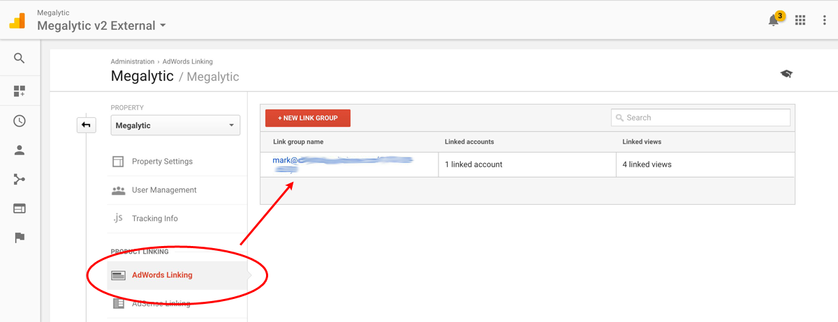 Linking AdWords and Google Analytics