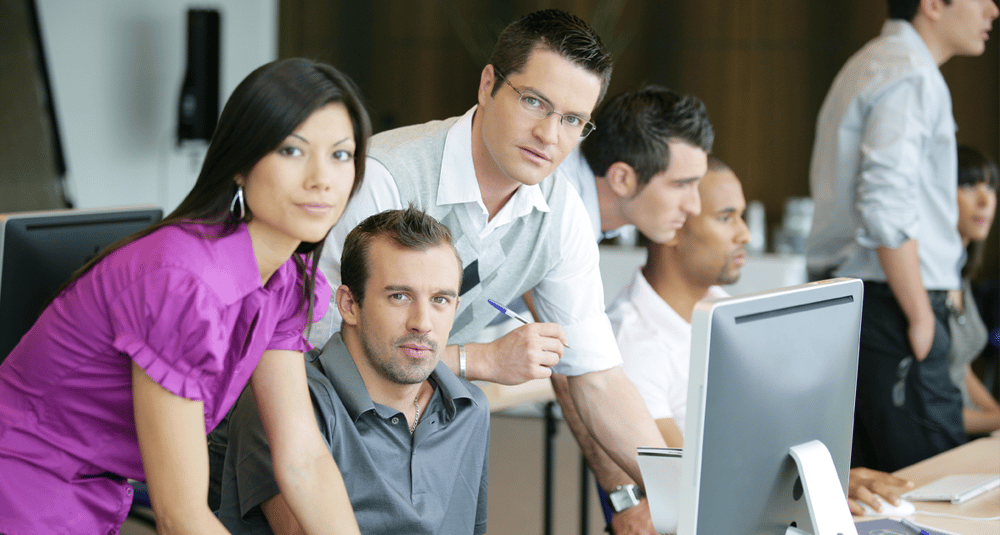 Digital Agency Workers doing web analytics