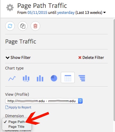 Changing Page Path to URL in Megalytic