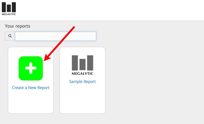 Create a New Report in Megalytic