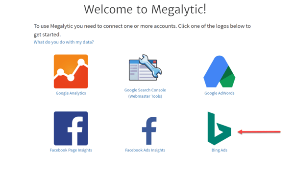 Create Megalytic Account with Bing Ads