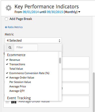 Customizing the Megalytic KPI Widget