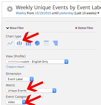 Customize Megalytic to Show Video Plays