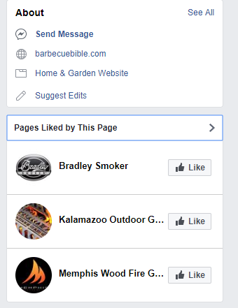 Facebook Interests - Pages Liked by This Page
