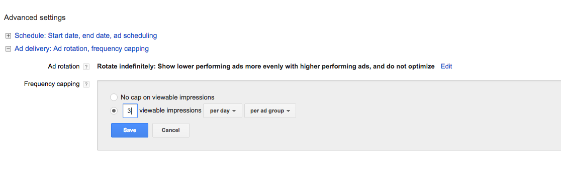 Frequency Capping for Remarketing