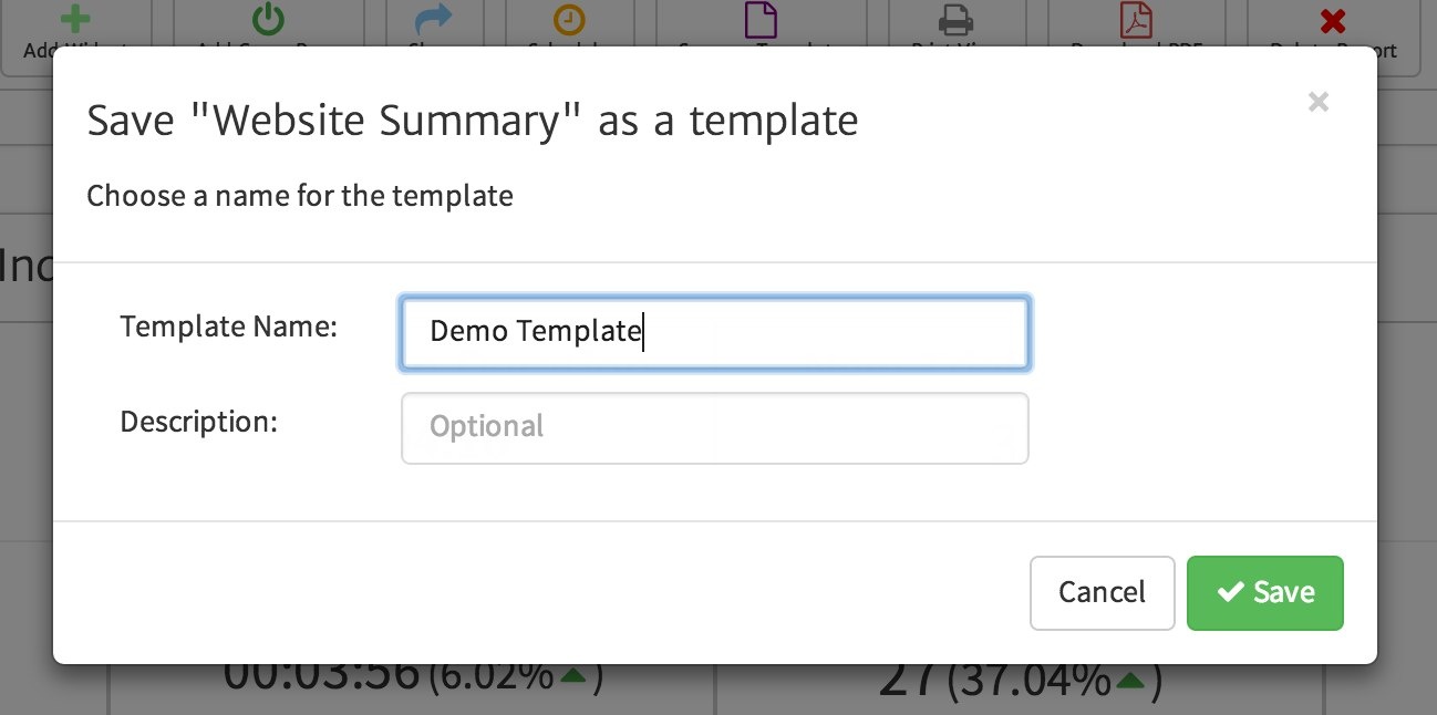 Giving a Template a Name in Megalytic