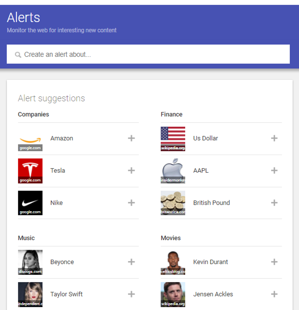 Google Alerts