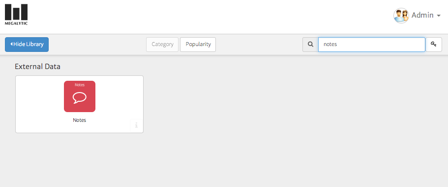 megalytic notes widget for adding comments