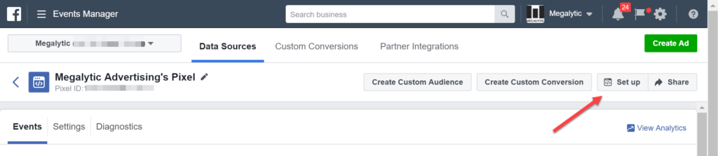 Set Up a Pixel with Facebook Business Manager